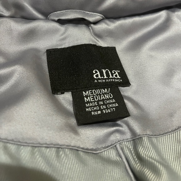 ✨🩶 NWT - A NEW APPROACH (a.n.a) Silver Feather & Down Quilted Winter Jacket 🩶✨ - Picture 5 of 11